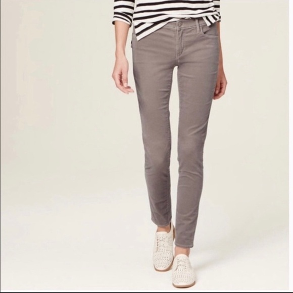 Loft gray modern skinny crop jeans size 26/2 - Picture 2 of 7
